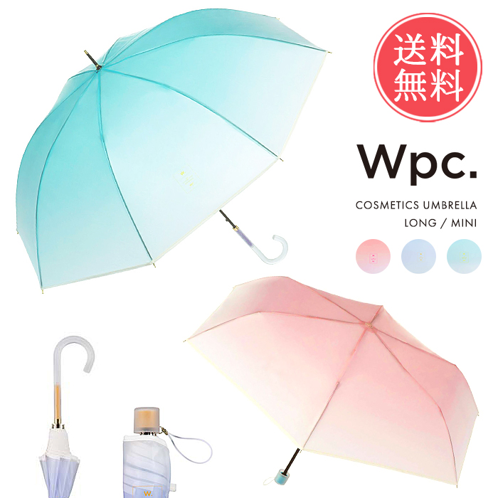 Wpc. wpc 雨傘 コスメティックアンブレラ 長傘 折りたたみ傘 ビニール