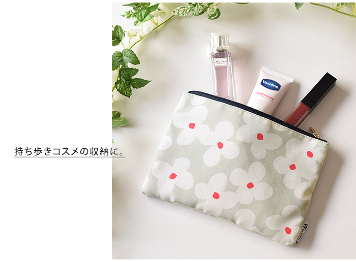 Wpc. w.p.c. フラットポーチ 小物入れ はっ水 メール便送料無料