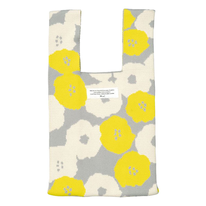 Wpc. w.p.c. ニットトートバッグ トート マルシェバッグ ニット かばん 鞄 バッグ 総柄 花柄 レディース メール便送料無料 | Wpc. | 02