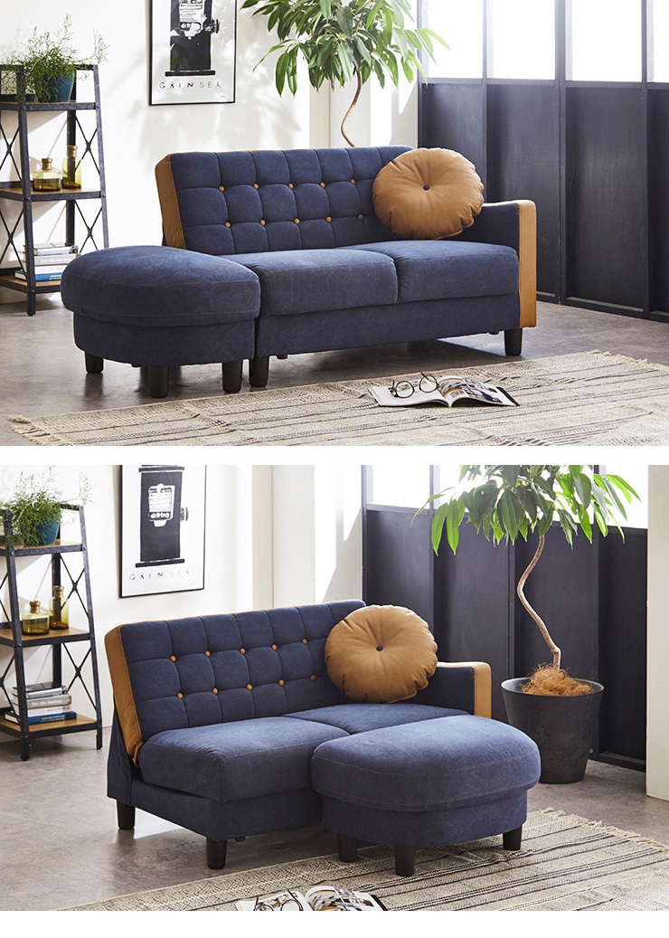 ソファー 2人掛け 安い おしゃれ ソファ カウチソファ ファブリック