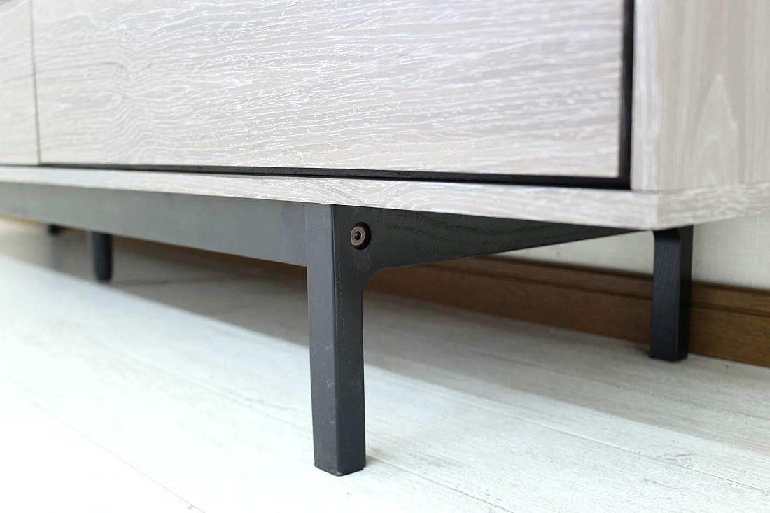 テレビボード グレー ウォールナット 完成品 150 幅 センチ テレビ台