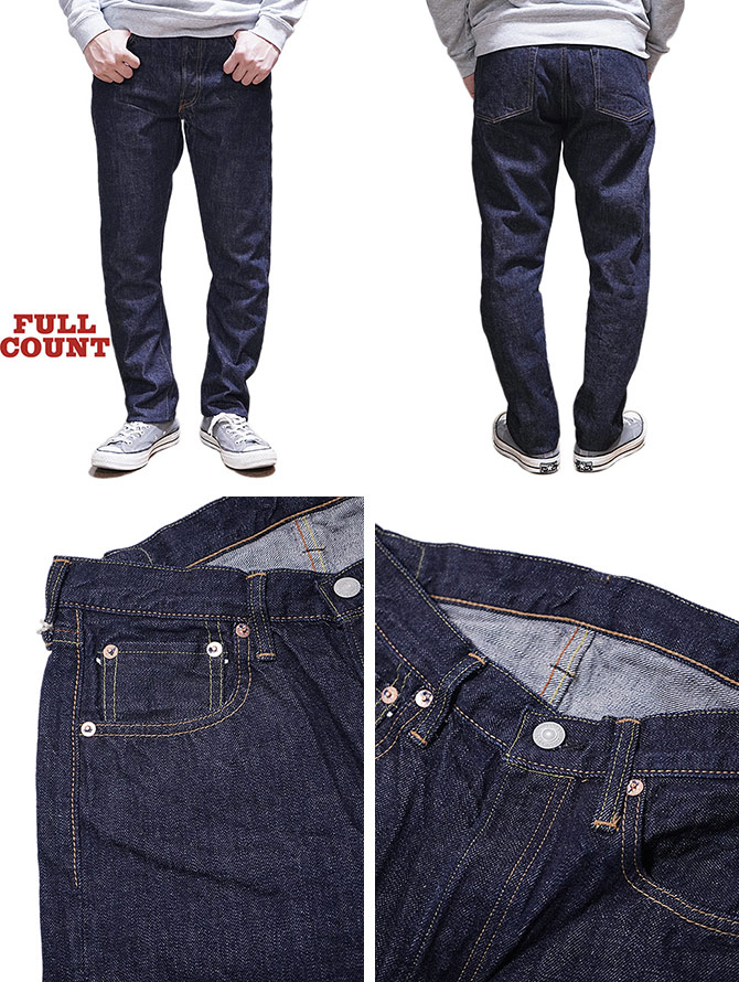 FULLCOUNT（フルカウント） 1110 13.7oz. テーパードジーンズ Tapered
