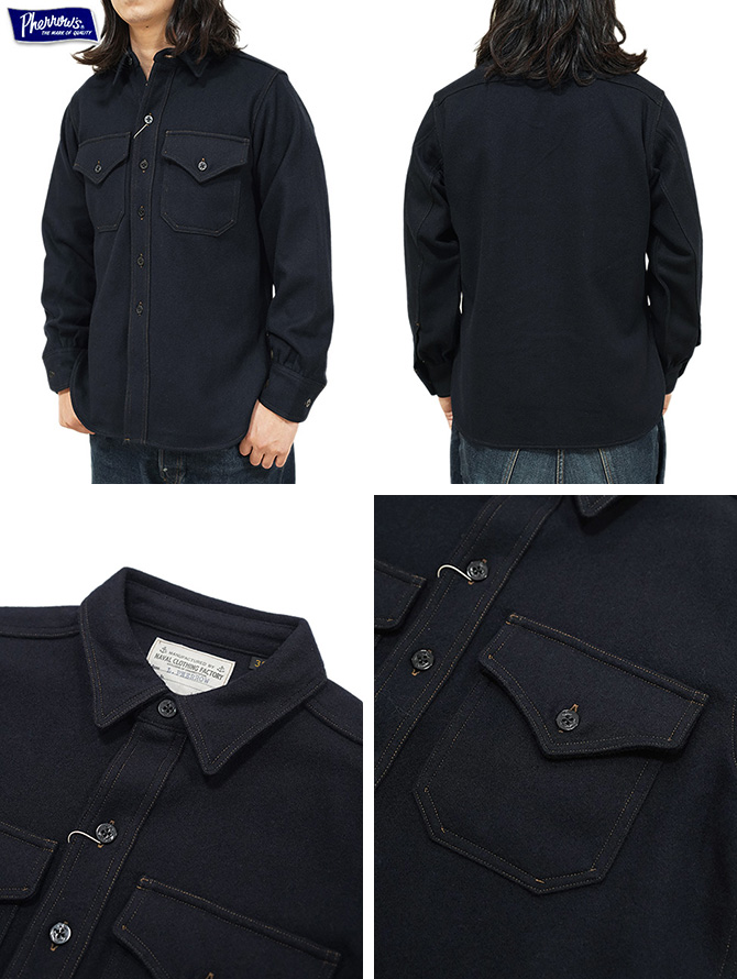 Pherrow's（フェローズ） Pherrow's 25W-P.30 CPO ウールCPOシャツ