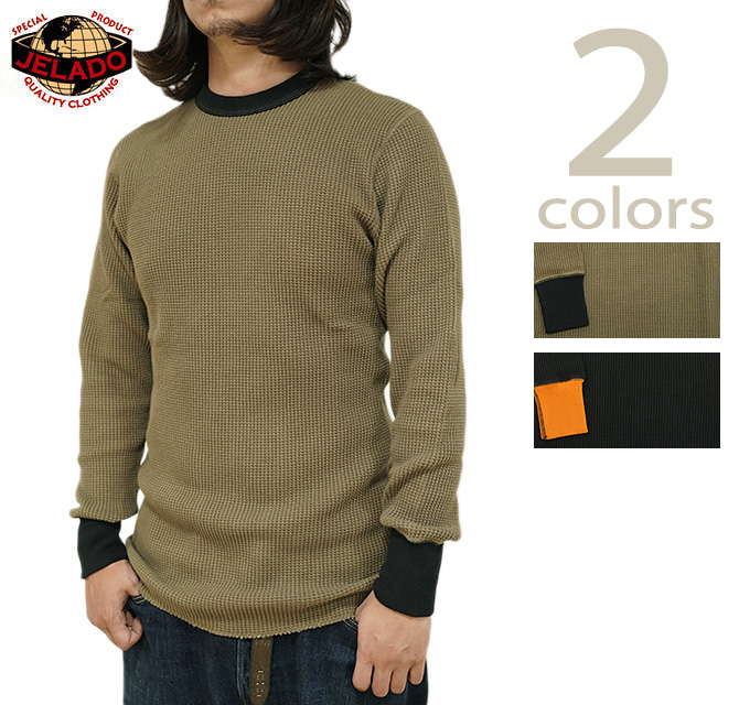 JELADO（ジェラード） JELADO AB12226 10/- MEGA ツートンクルーネック