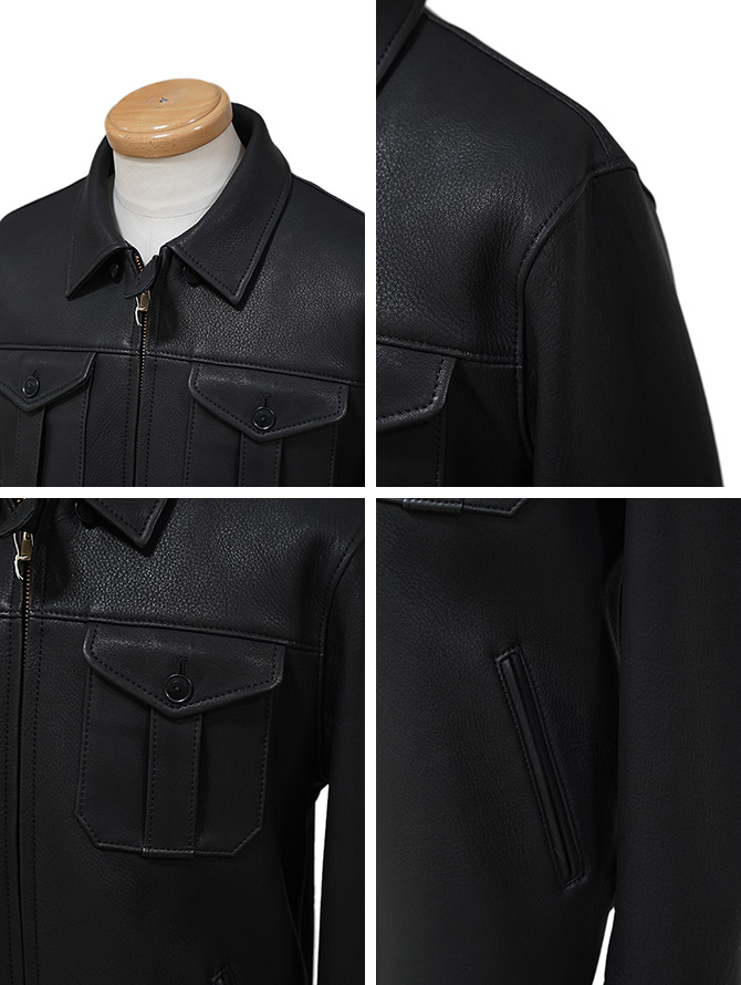 ワイツーレザー Y'2 LEATHER DS-10 Deer Skin Shirts Jacket [ Deer