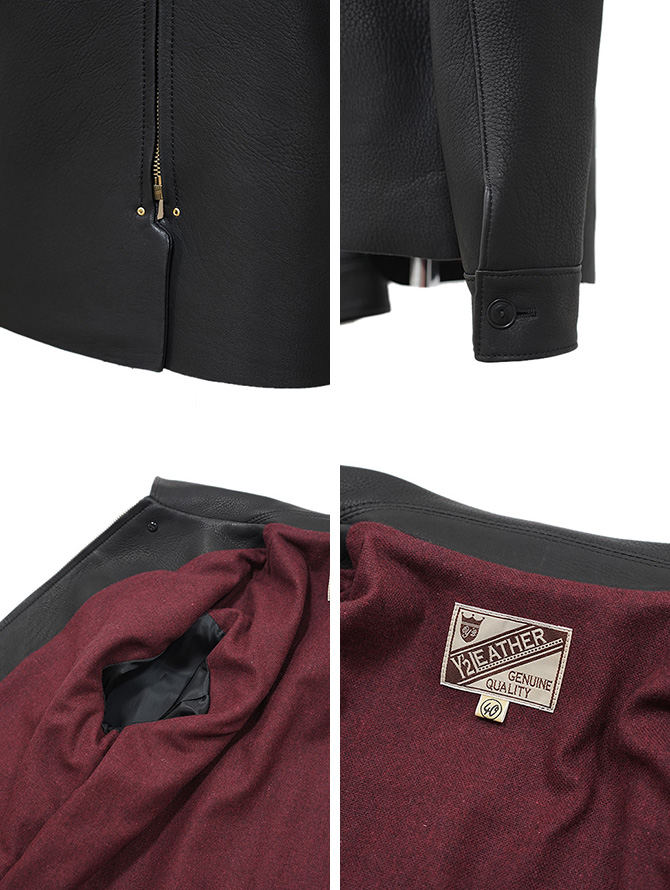 ワイツーレザー Y'2 LEATHER DS-10 Deer Skin Shirts Jacket [ Deer