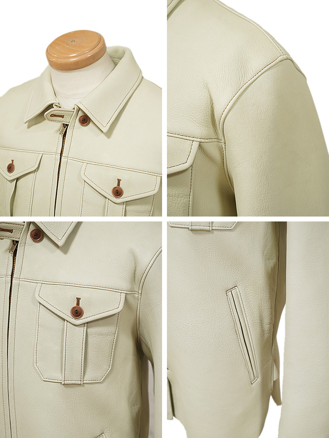 ワイツーレザー Y'2 LEATHER DS-10 Deer Skin Shirts Jacket [ Deer