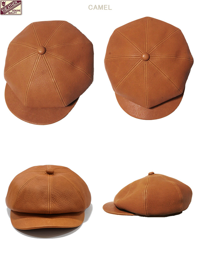 ヴィンテージカーフスキンキャスケット