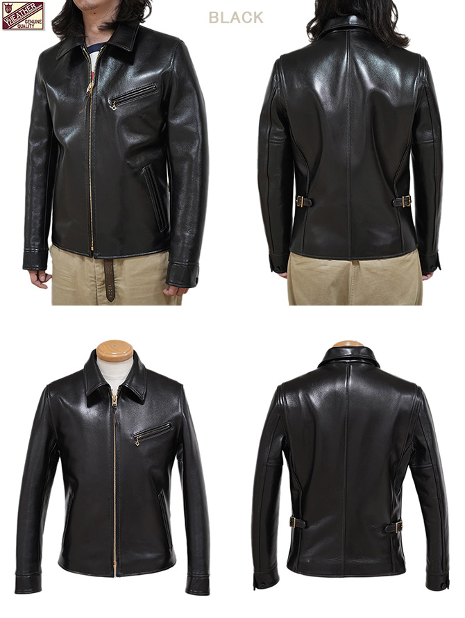 ワイツーレザー Y'2 LEATHER LSR-42 アニリンステアシングルライダース