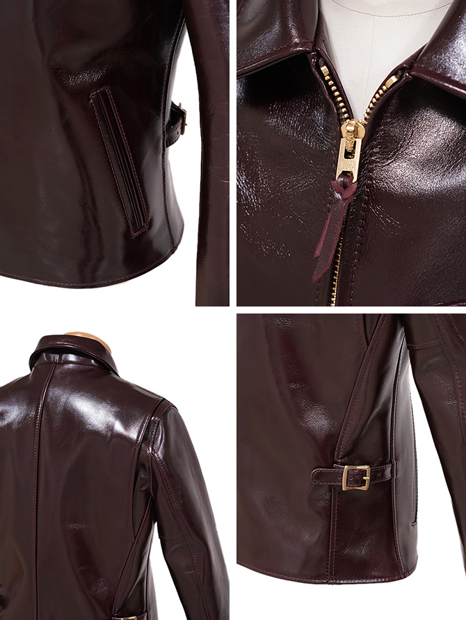 ワイツーレザー Y'2 LEATHER LSR-42 アニリンステアシングルライダース