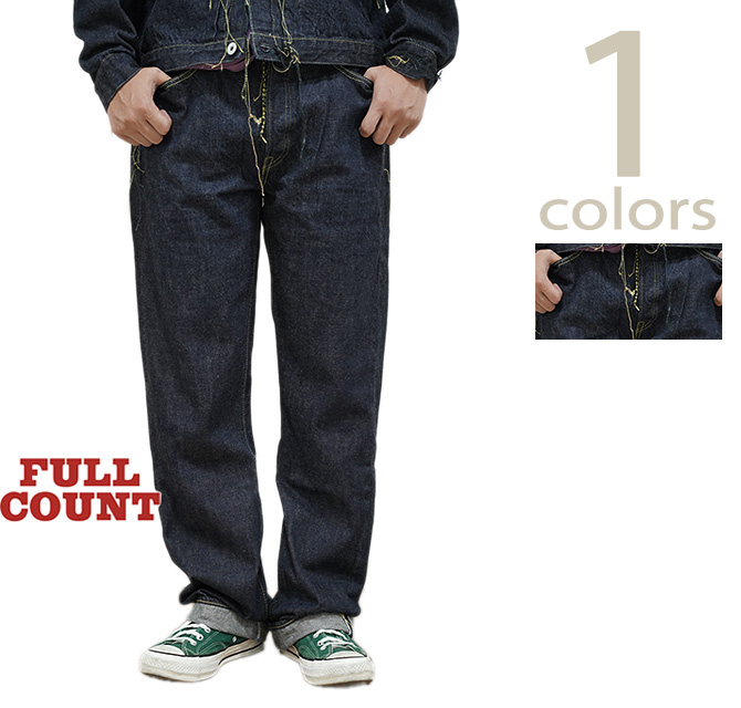 24AW フルカウント 大戦モデル デニムパンツ FULLCOUNT」WWII MODEL BROWN COTTON DENIM PANTS フルカウント