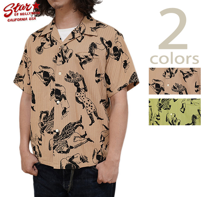 SUN SURF スターオブハリウッド STAR OF HOLLYWOOD SH39318 S/S DOBBY
