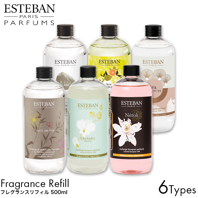 【かこさま専用】エステバン　エスプリ・ド・テ　フレグランスリフィル　＋１ ESTEBAN エステバン フレグランスリフィル 500ml エスプリ ド テ