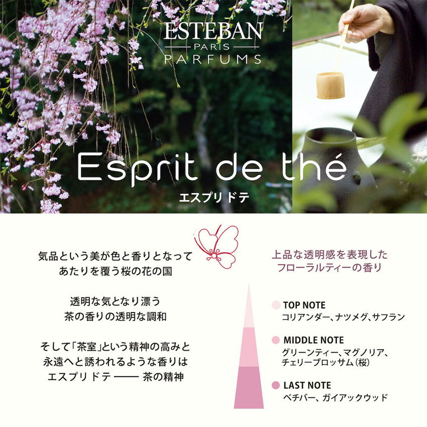 ESTEBAN エステバン オーデプランツ 11ml ネロリ/エスプリ ド テ/イリスカシミア/ピュアリネン 水性 香水 オードトワレ ボディスプレー｜luastyle｜10