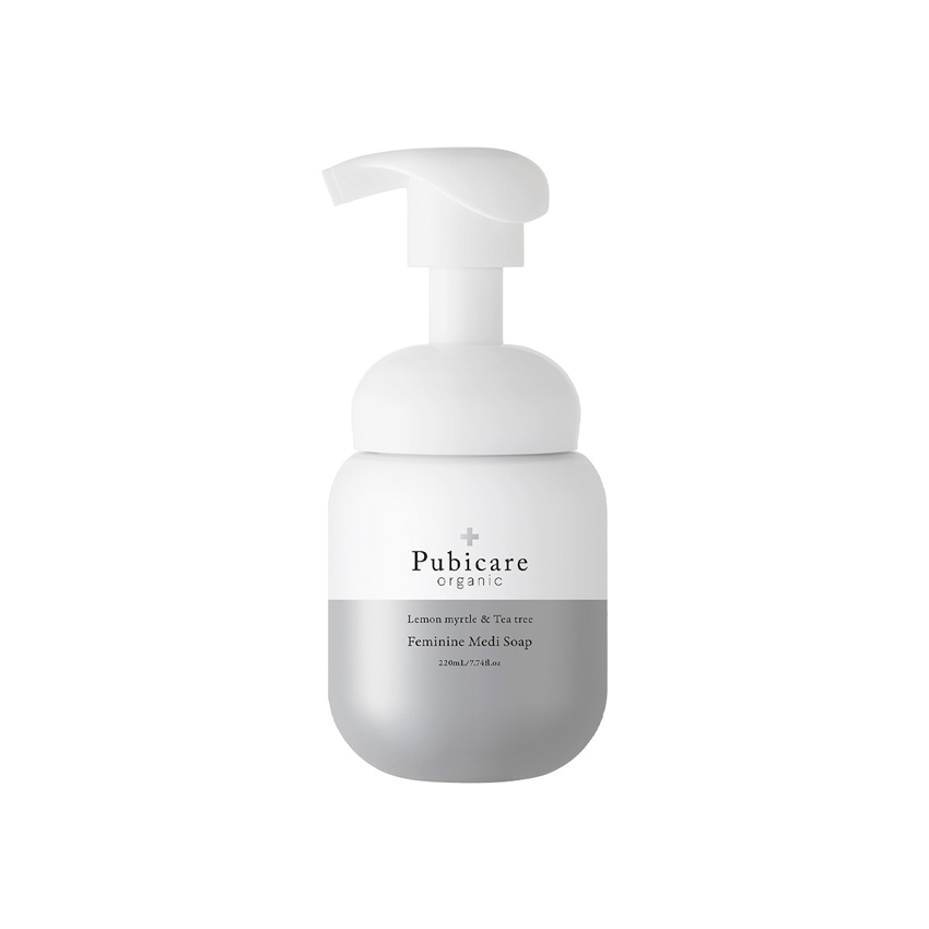 2個セット Pubicare organic ピュビケア オーガニック フェミニン メディソープ レモンマートル＆ティーツリー 220ml 膣 洗浄 専用 ソープ 石鹸 石けん | Pubicare organic | 01