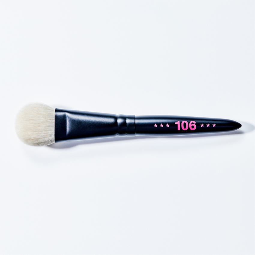 yUKI TAKESHIMA yUKI Brush ユキブラシ 106 ベースメイクブラシ ファンデーションブラシ 熊野筆 プロ 使いやすい ハンドメイド｜luastyle｜02