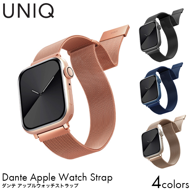 UNIQ ���j�[�N �A�b�v���E�H�b�` �_���e �X�g���b�v �o���h DANTE APPLE WATCH MESH STEEL STRAP 41/40/38MM Series 45/44/42MM Series