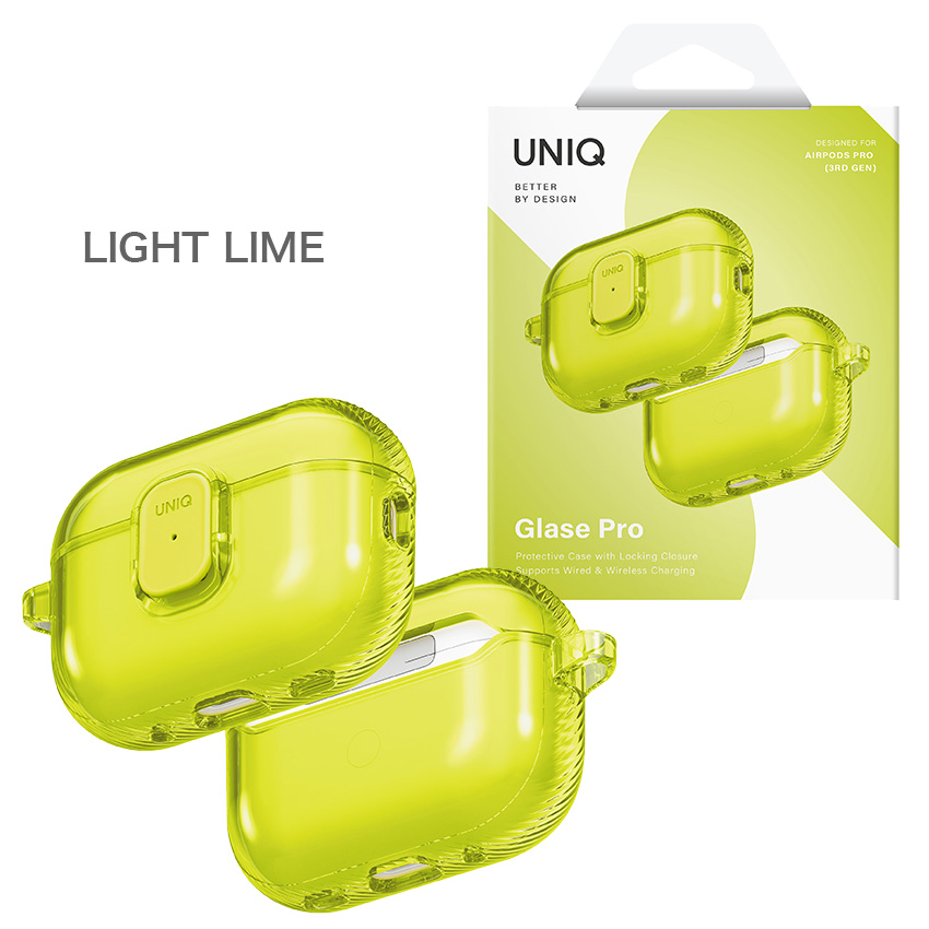 UNIQ ユニーク エアポッツプロ3 ケース AIRPODSPRO3 GLSPGCLR APPLE
