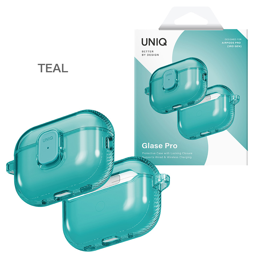 UNIQ ユニーク エアポッツプロ3 ケース AIRPODSPRO3 GLSPGCLR APPLE