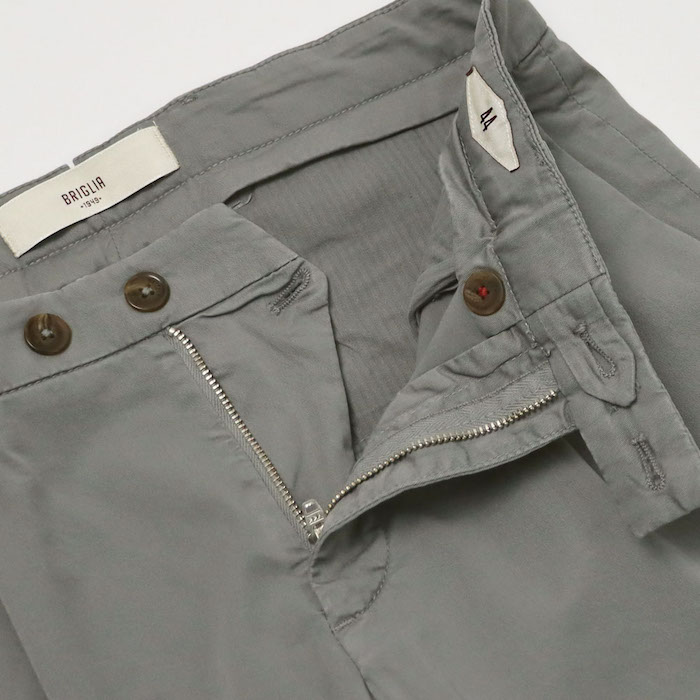 BRIGLIA 1949 BG07 コットンストレッチワンプリーツ size50 ブリリア 1949 / BRIGLIA BG07 ワンプリーツ ソフトコットンストレッチ