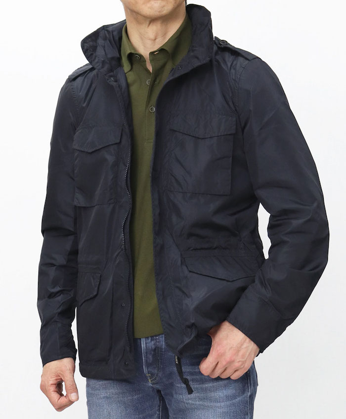 【ASPESI】minifield wool vento XS 中綿 濃紺 ASPESI（アスペジ） アスペジ / ASPESI / M65型 ブルゾン / ナイロン