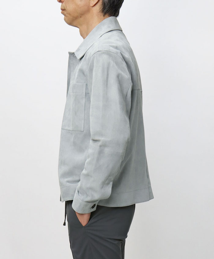 アルマ / ARMA PEAK レザーシャツアウター ゴートスエード 返品・交換