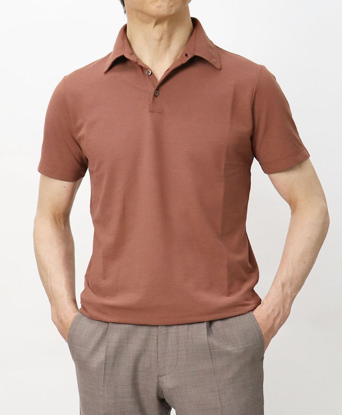 【新品未使用】ZANONE icecotton ポロシャツ46 M イタリア半袖 ZANONE（ザノーネ） ザノーネ / ZANONE / ポロシャツ / アイスコットン