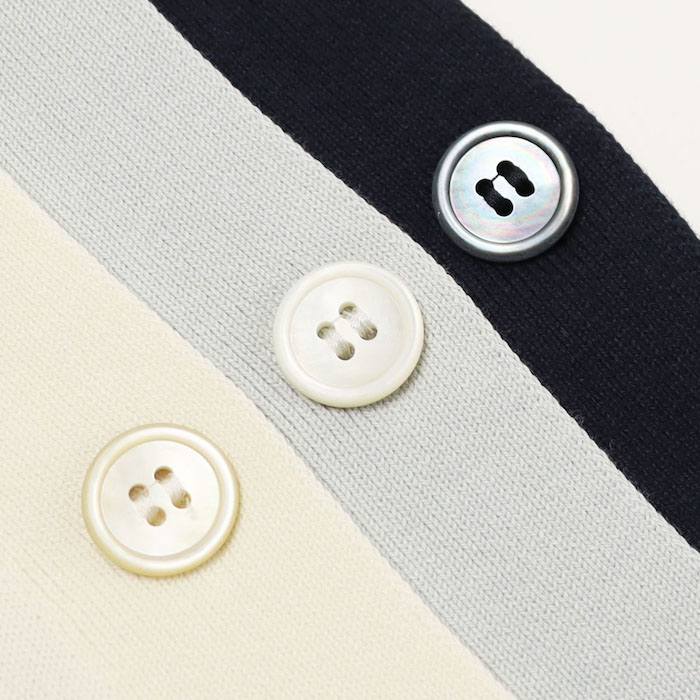 美品) グランサッソ ニット ジャケット ネイビー 12ゲージソフト