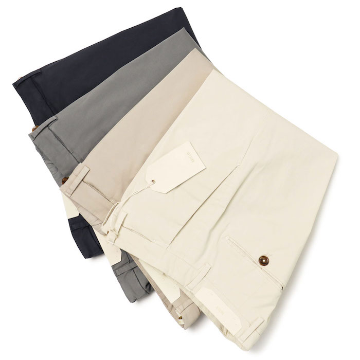 ブリリア 1949 / BRIGLIA ERCOLANO SLIM FIT ノープリーツパンツ