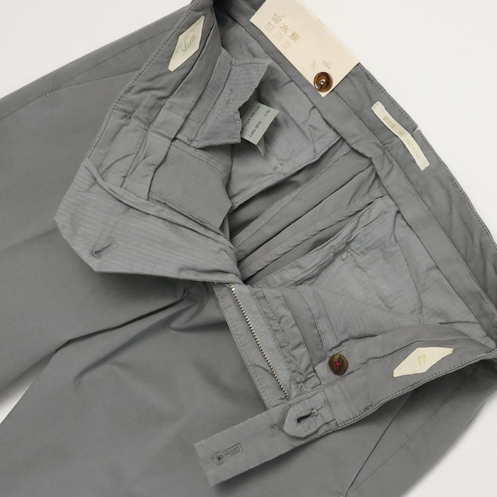ブリリア 1949 / BRIGLIA ERCOLANO SLIM FIT ノープリーツパンツ
