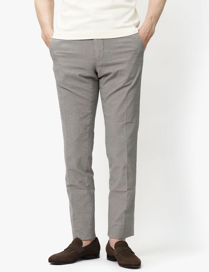 INCOTEX グレー スラックス INCOTEX SLACKS（インコテックス スラックス）SLIM FIT