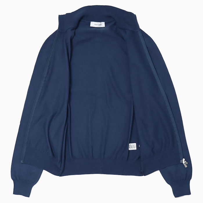 GRANSASSO グランサッソ 厚手スタンドカラーニット Gran Sasso グランサッソ / GRANSASSO ダブル ZIP スタンド