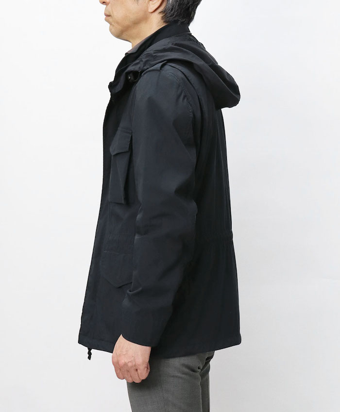 【良品】ASPESI コットンポリエステルM65REPLICA ブラック XS 良品】ASPESI コットンポリエステルM65REPLICA ブラック XS