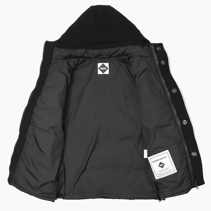ビービーアール / BBR ダウン ショート ダッフル コート 異素材