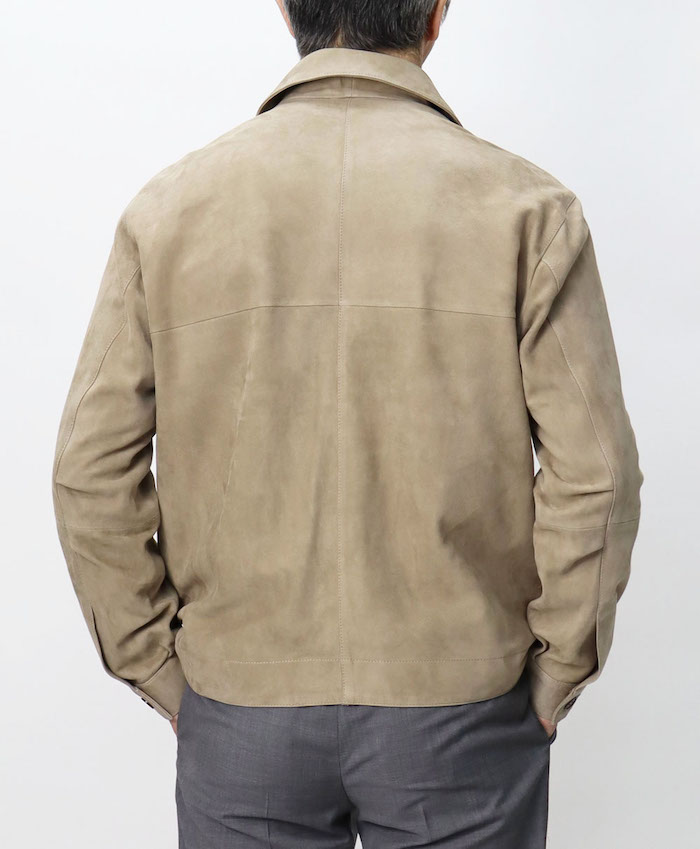 アルマ / ARMA PEAK レザーシャツアウター ゴートスエード 返品