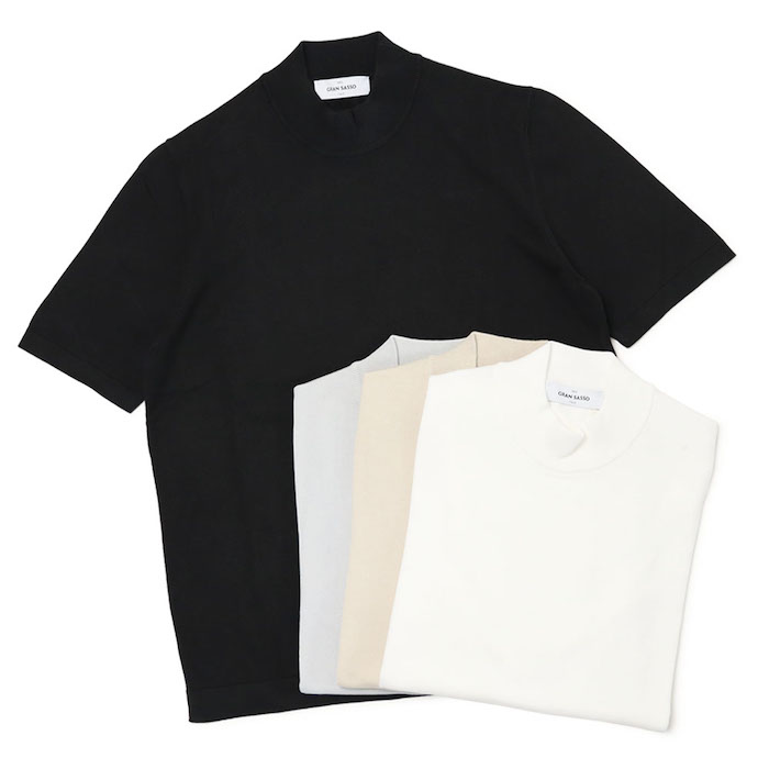 Gran Sasso グランサッソ / GRANSASSO モックネック ニット T