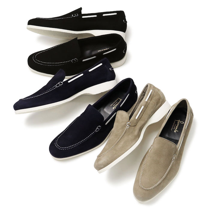 国内外の人気集結！ フェランテ FERRANTE / デッキ スエード M NAVY ネイビーエム 靴