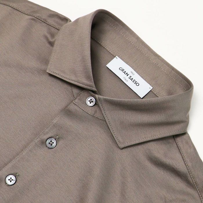 新品 グランサッソ GRAN SASSO マーセライズ コットン ポロシャツ Gran Sasso GRAN SASSO グランサッソ / マーセライズコットン