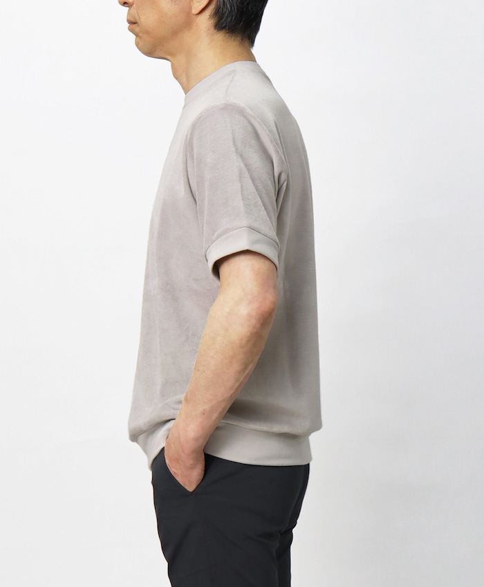 アンティーチポ / ANTICIPO クルーネック半袖Tシャツ コットン