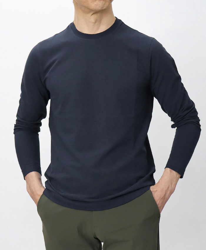 ZANONE ザノーネ / アイスコットン ICE COTTON クルーネック
