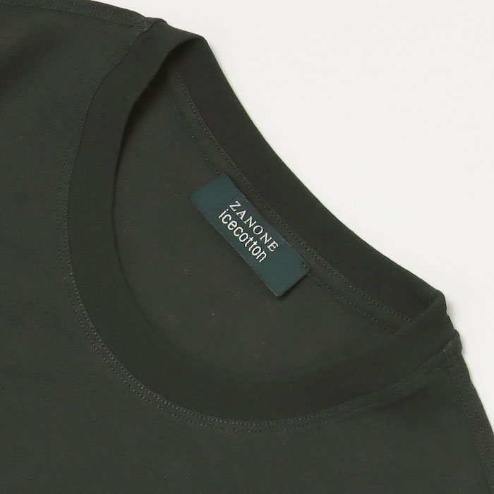 【新品未使用、値下げ】ザノーネ　アイスコットン　長袖　ニット　ロンT ZANONE ザノーネ / アイスコットン ICE COTTON クルーネック