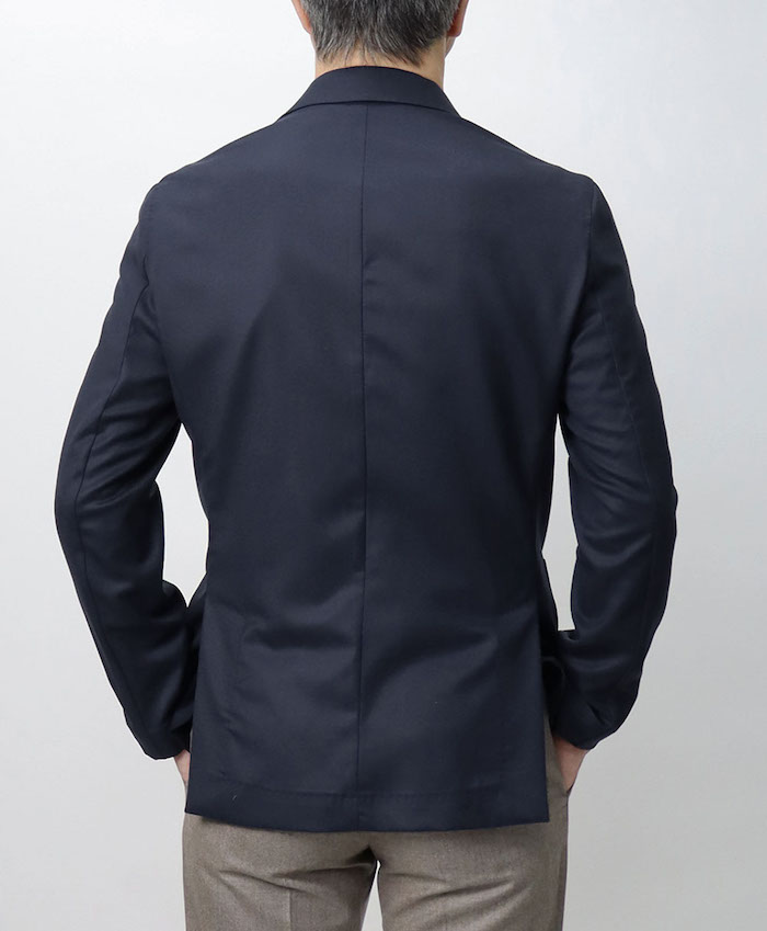 BARBA バルバ / シャツジャケット ウールサキソニー 返品・交換