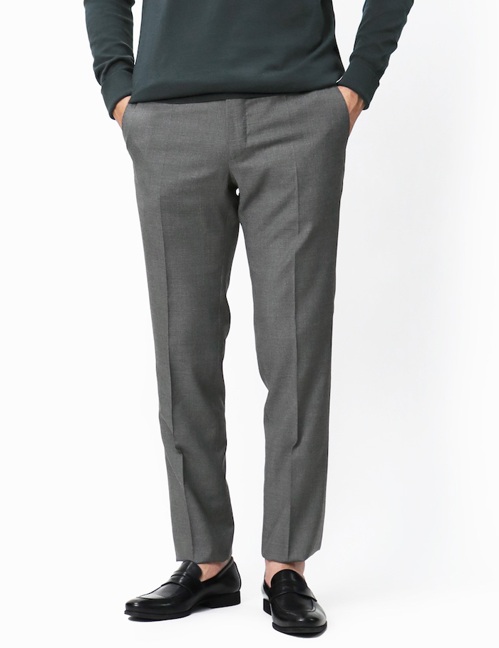 INCOTEX スラックス SLIMFIT サイズ48 SUPER 100'S INCOTEX インコテックス / 35型 ノープリーツ スラックス SUPER