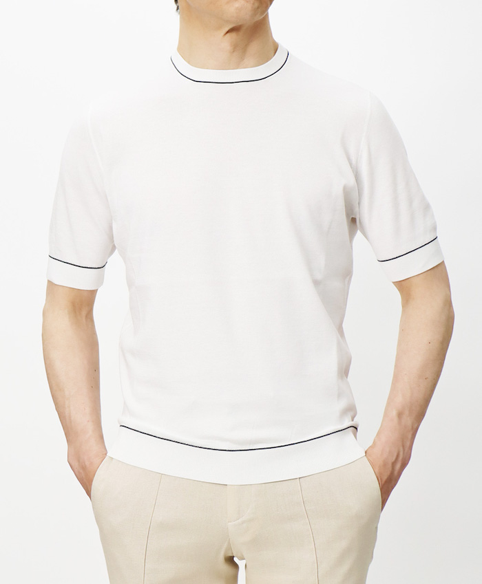 Tシャツ・カットソー FILIPPO DE LAURENTIS TSHIRT SS (49374) フィリッポ デ ローレンティス / FILIPPO DE LAURENTIIS ニット