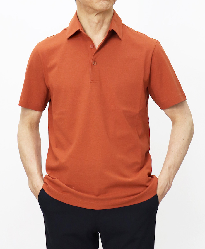 Ａ*Ｍ様 ヘルノ　HERNO グレー ストライプ付きポロシャツ　50 XL 楽天市場】HERNO ヘルノ ポロシャツ crepe jersey クレープ