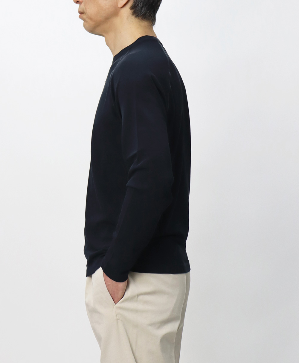 ZANONE (ザノーネ) Henry Neck T-shirt ice cotton アイス