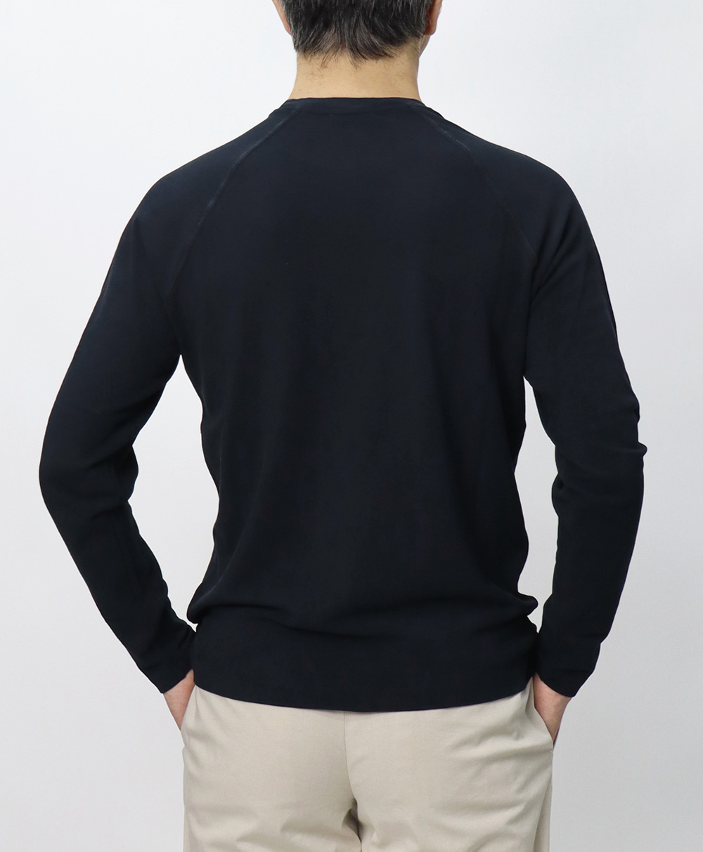 コットンスムース クルーネック ロングスリーブ Tシャツ コットンスムース クルーネック ロングスリーブ Tシャツ