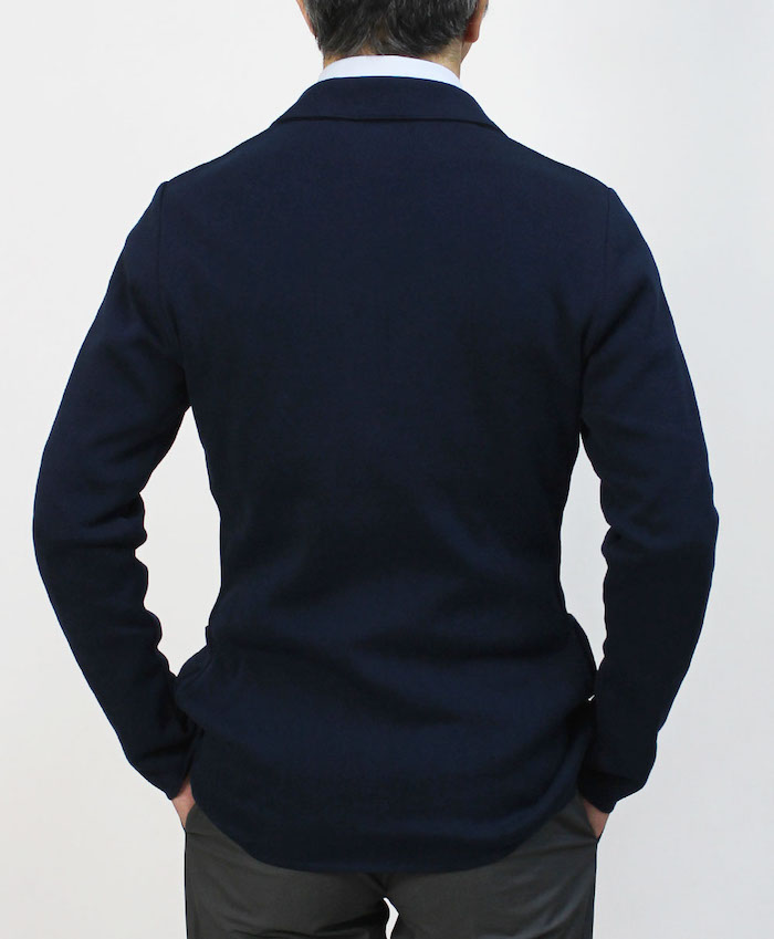 LARDINI ラルディーニ / ニット ジャケット 細身型 コットン