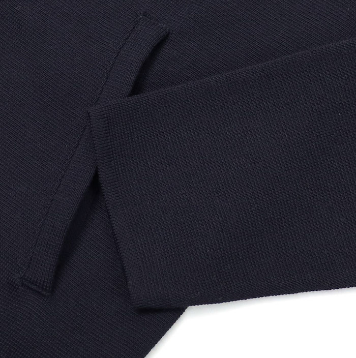 ウールニット ケーブル 銀ボタン LARDINI ラルディーニ ストレッチ 770218x59_2.jpg