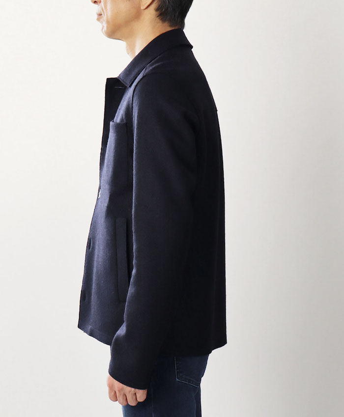 HERNO ヘルノ / シャツ型 ブルゾン LIGHT BOILED WOOL ライト